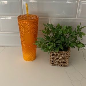Ombré orange tumbler